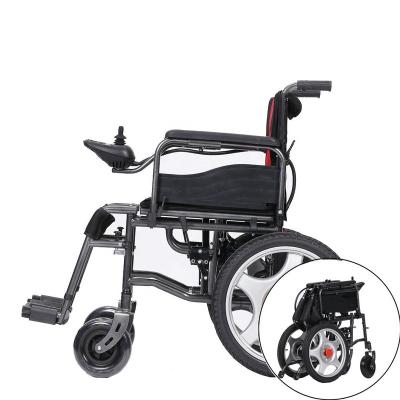 China The cheapest foldable disabled electric scooter 120kg automatic power electric wheelchair elderly people for sale