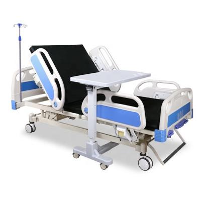 China Hospital Manufacturer Price 3 Cranks Manual Electric Nursing Hospital Bed Medical Triple Function Hospital Beds for sale