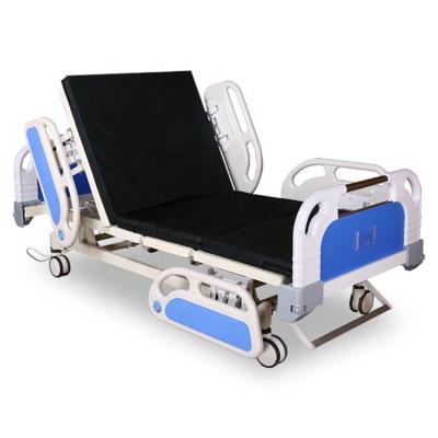 China Metal Bed 3 Function Home Clinic Adjustable Paint Steel Nursing Electric Hospital Bed YJHB03 for sale