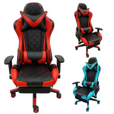 China Other new design Silla Gamer 2D gaming computer chair High back ergonomic gaming chairWith footrest for sale