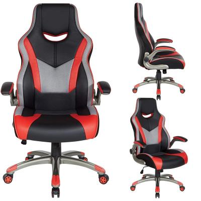 China (Height)Adjustable Office Furniture Leather Game Player Gaming Chair Racing Style Gaming Chair for sale