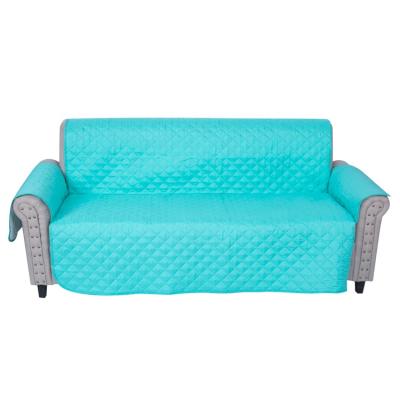 China Custom Modern Polyester Quilted Couch Couch Cover Sofa Cover Waterproof Furniture Protector With Elastic Straps For Pets for sale