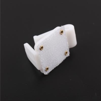 China Eco - Friendly Plastic Table Skirt Skirting Table Cloth Clips White Office Cloth Clip for sale