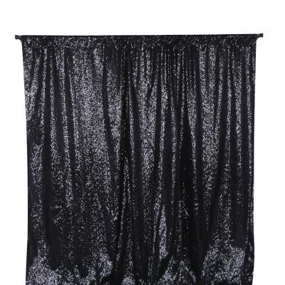 China 100% Wedding, Birthday, Party, Wedding Party Event Decoration Polyester Flashy Sequin Taffeta Decorative Curtain Backdrop Events Drape for sale