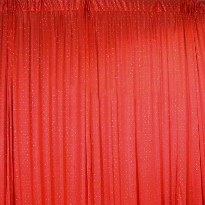 China Wedding Event Party Wedding Wall Decor Sequin Ice Silk Backdrop 3 x 3m White Sheer Drape Drapes For Wedding Event for sale