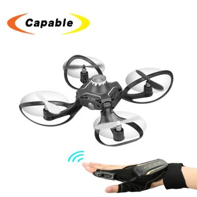 China Innovative RC Drone Toy Novelty Item Gesture Control Dron Valcano Folding Quadcopter RC Drone Toy Remote Control Drone Mini for sale