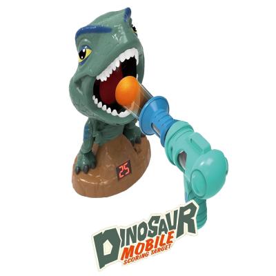 China Dinosaur Toy Marking Shooting Game Kids Shooter Battle Air Snap Gun Kids Eco-Friendly Material and Moving Aim with 10 Foam Balls EVA for sale