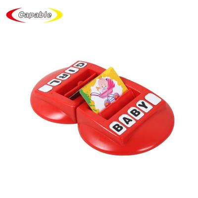 China It's Kids More Like Puzzle Game Kids Education Toys Instruction Fun Card Word Learner Spelling Board Matching Game for sale