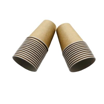 China Disposable 12oz Disposable Paper Cup Double Wall Hot Drink Wrapping Paper Cup for sale