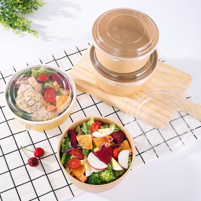 China Eco Friendly Compostable Disposable Food Packaging Container Lunch Party Wrapping Paper Bowl Disposable Paper Boxes for sale