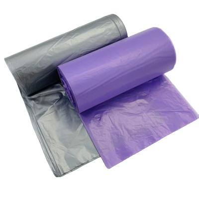 China Different Size Color Clear Customized Recyclable Plastic Flat Trash Bags for sale