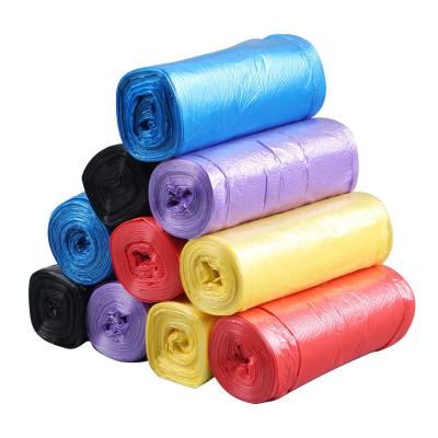 China Wholesale Recyclable Manufacturing Bio-Plastic Garbage Bag On Roll LDPE HDPE Garbage C Ply Bag for sale