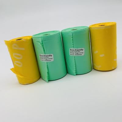 China Recyclable Wholesale Customized Eco Friendly Dog Poop Bags With Dispenser for sale