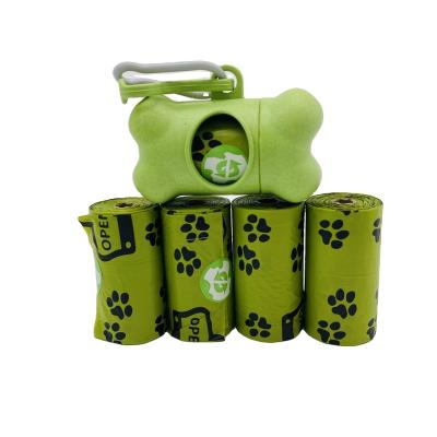 China Pet Recyclable Dog Waste Bag Biodegradable Cornstarch Dog Poop Bag for sale