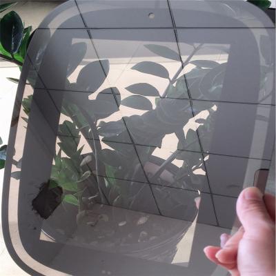 China Magic Glass 3mm 4mm Half Two Way Mirror Reflective Supermarket Good Quality For Smart Mirror Touch Screen for sale