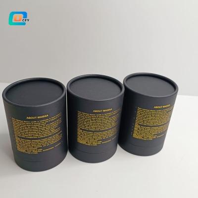 China Biodegradable Cardboard Tubes Packaging Factory Price Gold Foil Custom Scente Customized Industrial Candle Craft Time Advance Pcs Printing for sale