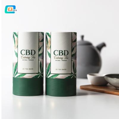 China High End Biodegradable Food Grade Tea Coffee Powder Factory Seal Bulk Customer Customized Direct Sales Packaging Paper Tube for sale