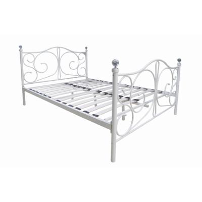 China Luxury Furniture Queen Size Furniture Bed Metal Double Bed Frame Iron Durable Custom Single Bed Frame for sale