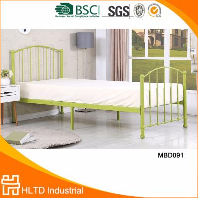 China Modern Simple Design Best Selling Goods Morden High Headboard Metal Bed Frame for sale