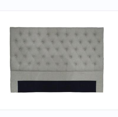 China Modern King Queen Size Hotel Bed Tufted Button Upholstered Headboard for sale