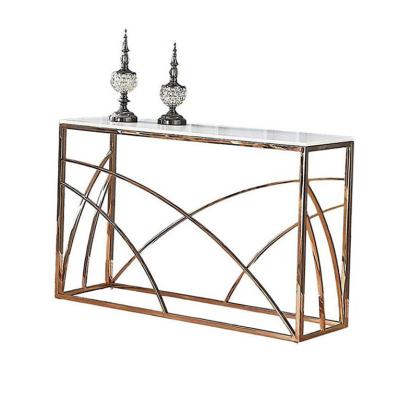 China Luxury Hotel French Natural Wood Cheap Modern Vintage Console Table Antique Morden Style Tables Marble European Fashion Wood Foshan for sale