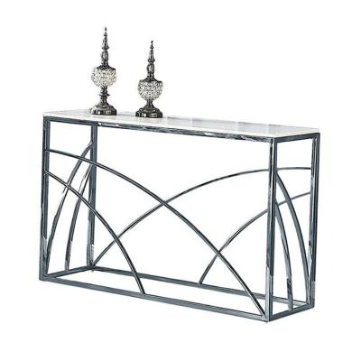 China Morden Convertible Console Table Shelf Crushed High Quality Italian Mirrored Modern Marble From Diamond Heart Foshan Furniture Mall for sale