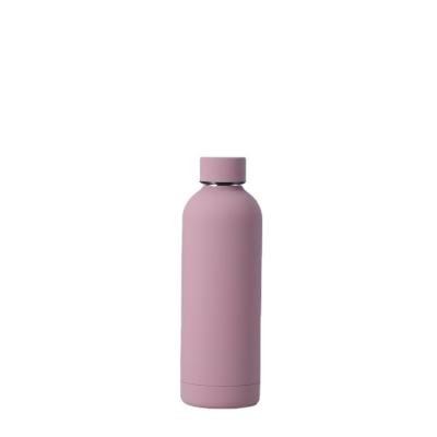 China 500ml Factory Double Wall Stainless Steel Drinks Cup Modern Insulated Bottle Tumbler Water Bottle Double Updraft for sale