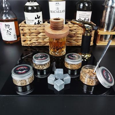 China Stocked Smoker Lijia Ant Cocktail Kit With Butane Torch Old 4 Shaped Boxes Whiskey Smoker for sale