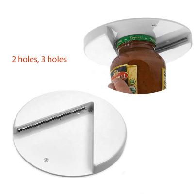 China Amazon Viable Hot Sale Multi Functi ABS Kitchen Bottle Opener Adjustable Round Jar Can Opener Under Cabinet Jar Opener for sale