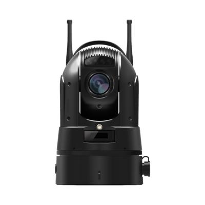 China Built-in 5G siren and 4G LTE wireless PTZ camera with built-in battery for quick deployment applications for sale