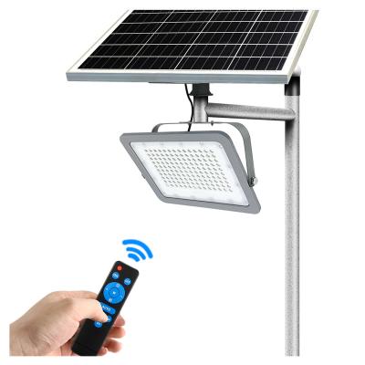 China New Popular LANDSCAPE KCD Smart High Lumens 30W 60W 100W 150W IP67 Outdoor Lamp Led Solar Flood Light for sale