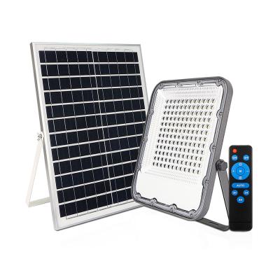 China Wholesale good quality LANDSCAPE KCD 2022 prices remote control outdoor 100w charging cable led solar powered flood lights for sale