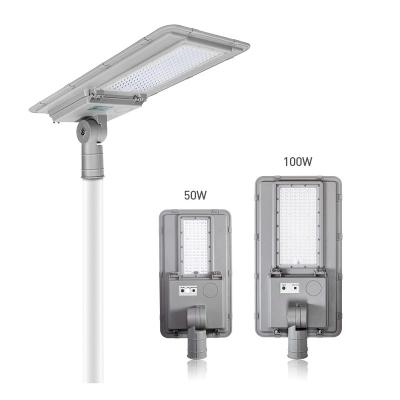 China LANDSCAPE KCD China manufacturer unique adjustable high lumen parking lot ip65 area led solar street light 100w for sale