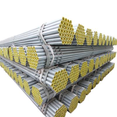 China Liquid pipe ASTM A53 s275 pre galvanized hot dip gi steel pipe with threaded and coupling for sale