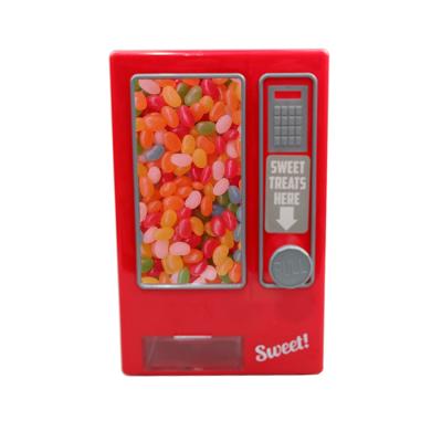 China Eco-Friendly Mini Children Toys Acrylic Candy Dispenser Novelty Candy Machine Soft Toy for sale