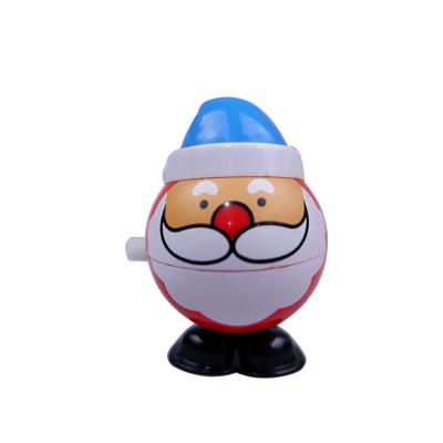 China Cheap Kid's Funny Christmas Santa Clockwork Toy Wind Up Toys Kindergarten Wind Up Cogs Toys for Boys and Girls for sale