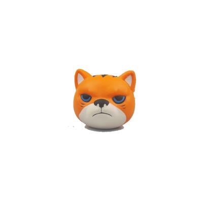 China Hat Popular Selling Toys Animal Decompression Exhale Anti Stress Ball Cat Stress Pu Ball Unzip Ball Relaxation Toy for sale