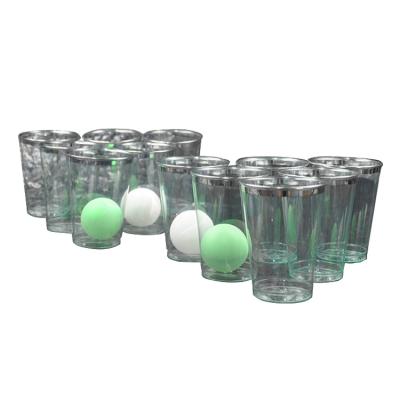 China Eco-friendly Material Party Toss Game Customize Ping Pong Ball Drinking Cup And Table Top Board Games On Party Set for sale