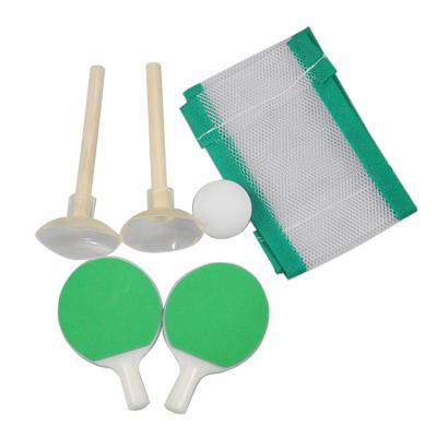 China Eco-friendly material new arrive portable ping pong set Mini Pingpong Table Games Play amusement board game light table top household mini for sale