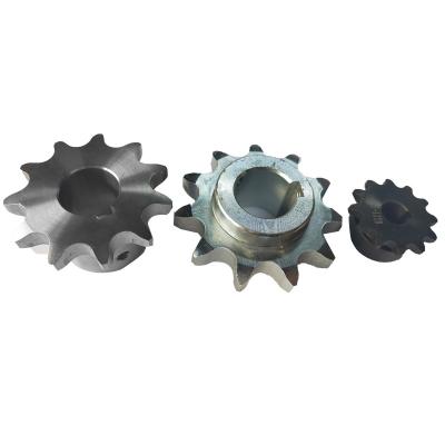 China Transmission Machine Carbon Steel Material Zinc Surface Treatment Sprocket for sale