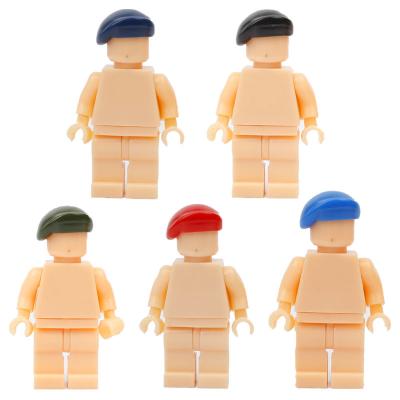 China Diy military weapons solider officers mini figures berets hat building blocks for sale