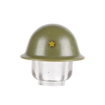 China WW2 military weapon protective gear Janpanse army soldier helmet building block for sale