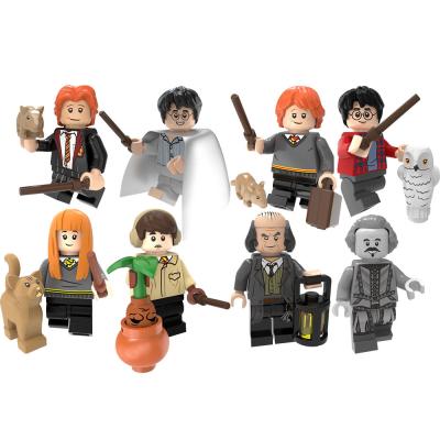 China Hot movie harry series hogwarts ron ghost hogg potteres action figures building block toys for sale