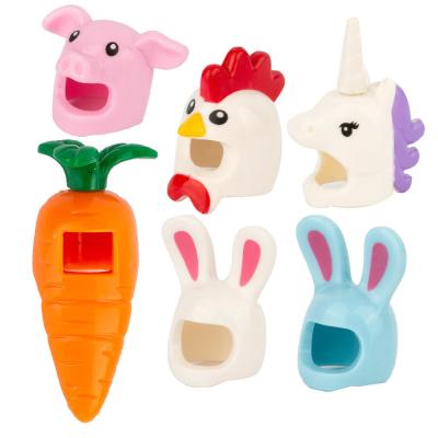 China MOC animal rabbit unicorn mini figures hat headgear accessories building blocks for sale