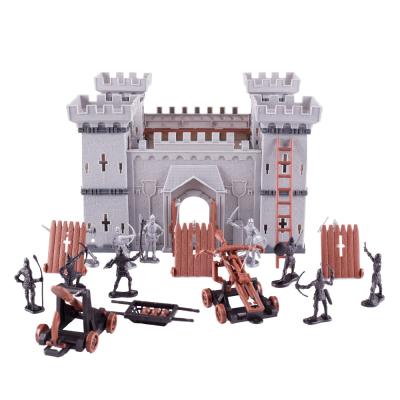 China Military soldiers mini figure toys for kids wargame medieval knight's castle building block for sale