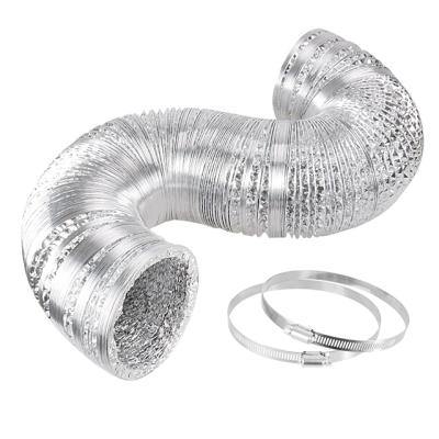 China Factory Hot Sale Aluminum Foil Duct Pipe 304 Throat Circle Ventilation Pipe PVC Flexible for sale