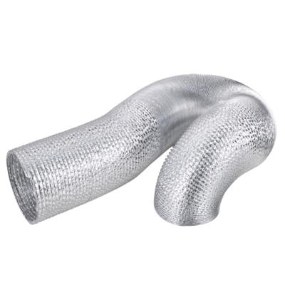 China Flexible Densified Aluminum Corrugated Air Duct Hose Aluminum Foil Duct Duct / Tube for sale