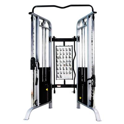 China Glide With Weight Steel Adjustable Functional Stack Trainer Pulley Pulley Equipment Gym Strength Training Multi Power Rack for sale