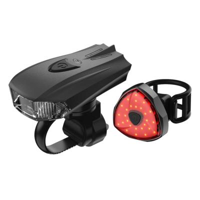 China Fashionable Bicycle Decoration Machfally Bicycle Accessories Flashlight Bike Headlight With Taillight Usb for sale