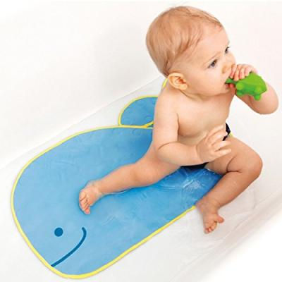 China New Sustainable Baby Care Products Whale Shape Non Slip Bathtub Mat Silicone Bathroom Mat Silicone Soft Bath Mat for sale